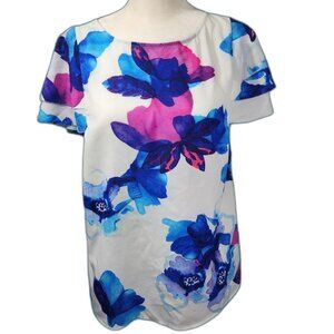 Banana Republic floral blouse